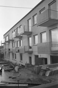 Wohnunterkünfte für Gastarbeiter in der Pulverhausstraße, August 1965, Stadtarchiv Karlsruhe 8/BA Schlesiger A12/139/4/22.