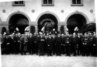 Einweihung der neuen Hauptfeuerwache am 26. September 1926, Stadtarchiv Karlsruhe 8/Alben 41/59v/c.