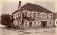 Künstlerkneipe zur Krone, Postkarte von 1914, Stadtarchiv Karlsruhe 8/Alben 407/6.